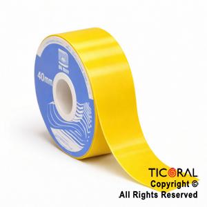 CINTA LISA 40 MM X 25 MTS AMARILLA